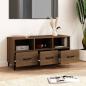 Preview: TV-Schrank Braun Eichen-Optik 102x35x50 cm Holzwerkstoff