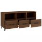 Preview: TV-Schrank Braun Eichen-Optik 102x35x50 cm Holzwerkstoff