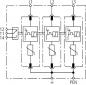 Preview: Dehn 952305 modularer Überspannungs-Ableiter 3-pol für TN-C Systeme