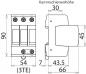 Preview: Dehn 952300 modularer Überspannungs-Ableiter 3-pol für TN-C-Systeme