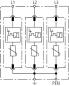 Preview: Dehn 952300 modularer Überspannungs-Ableiter 3-pol für TN-C-Systeme