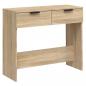 Preview: Konsolentisch Sonoma-Eiche 90x36x75 cm Holzwerkstoff