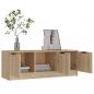 Preview: TV-Schrank Sonoma-Eiche 102x35x36,5 cm Holzwerkstoff