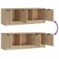 Preview: TV-Schrank Sonoma-Eiche 102x35x36,5 cm Holzwerkstoff