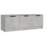 Preview: TV-Schrank Betongrau 102x35x36,5 cm Holzwerkstoff