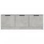 Preview: TV-Schrank Betongrau 102x35x36,5 cm Holzwerkstoff