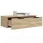 Preview: Wandschrank Sonoma-Eiche 68x30x20 cm Holzwerkstoff