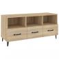 Preview: TV-Schrank Sonoma-Eiche 102x35x50 cm Holzwerkstoff