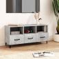 Preview: ARDEBO.de - TV-Schrank Betongrau 102x35x50 cm Holzwerkstoff