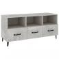 Preview: TV-Schrank Betongrau 102x35x50 cm Holzwerkstoff