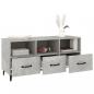 Preview: TV-Schrank Betongrau 102x35x50 cm Holzwerkstoff