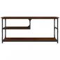 Preview: TV-Schrank Braun Eichen-Optik 103x38x46,5cm Holzwerkstoff Stahl