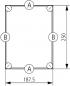 Preview: Eaton CI23E-125 Isolierstoffgehäuse, +Vorprägungen, HxBxT=250x187,5x150mm (019570)