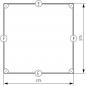 Preview: Eaton CI44E-125 Isolierstoffgehäuse, +Vorprägungen, HxBxT=375x375x150mm (031436)