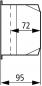 Preview: Eaton CI-K1-95-TS Isolierstoffgehäuse CI-K1, H x B x T = 120 x 80 x 95 mm, + Tragschiene (206881)