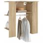 Preview: Flurschrank Sonoma-Eiche 97,5x37x99 cm Holzwerkstoff