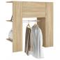 Preview: Flurschrank Sonoma-Eiche 97,5x37x99 cm Holzwerkstoff