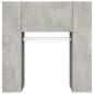 Preview: Flurschrank Betongrau 97,5x37x99 cm Holzwerkstoff