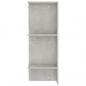 Preview: Flurschrank Betongrau 97,5x37x99 cm Holzwerkstoff