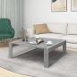 Preview: Couchtisch Grau Sonoma 100x100x35 cm Holzwerkstoff