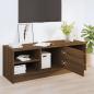 Preview: TV-Schrank Braun Eichen-Optik 102x35,5x36,5 cm Holzwerkstoff