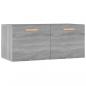 Preview: Wandschrank Grau Sonoma 80x35x36,5 cm Holzwerkstoff