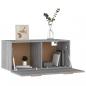 Preview: Wandschrank Grau Sonoma 80x35x36,5 cm Holzwerkstoff