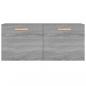 Preview: Wandschrank Grau Sonoma 80x35x36,5 cm Holzwerkstoff