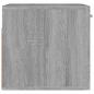 Preview: Wandschrank Grau Sonoma 80x35x36,5 cm Holzwerkstoff