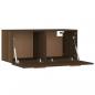 Preview: Wandschrank Braun Eichen-Optik 80x35x36,5cm Holzwerkstoff