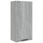 Preview: Wand-Badschrank Grau Sonoma 32x20x67 cm