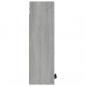 Preview: Wand-Badschrank Grau Sonoma 32x20x67 cm