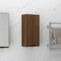 Preview: ARDEBO.de - Wand-Badschrank Braun Eichen-Optik 32x20x67 cm