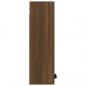 Preview: Wand-Badschrank Braun Eichen-Optik 32x20x67 cm