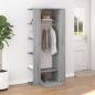 Preview: Flurschrank Grau Sonoma 97,5x37x99 cm Holzwerkstoff