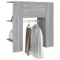 Preview: Flurschrank Grau Sonoma 97,5x37x99 cm Holzwerkstoff