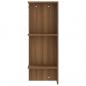 Preview: Flurschrank Braun Eichen-Optik 97,5x37x99 cm Holzwerkstoff