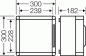 Preview: Hensel Mi0220 Leergehäuse 275x275x115 mm, transparenter Scharnierdeckel