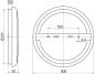 Preview: B.E.G. AL8-25-300-LEDN-HF LED Wandleuchte, 84lm/W, IP 20, weiß (93631)