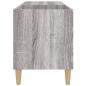 Preview: Plattenschrank Grau Sonoma 84,5x38x48 cm Holzwerkstoff