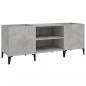 Preview: Plattenschrank Betongrau 121x38x48 cm Holzwerkstoff