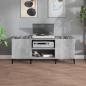 Preview: Plattenschrank Betongrau 121x38x48 cm Holzwerkstoff