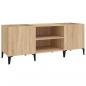 Preview: Plattenschrank Sonoma-Eiche 121x38x48 cm Holzwerkstoff