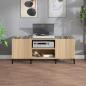 Preview: Plattenschrank Sonoma-Eiche 121x38x48 cm Holzwerkstoff