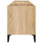 Preview: Plattenschrank Sonoma-Eiche 121x38x48 cm Holzwerkstoff