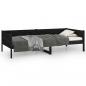 Preview: Tagesbett Schwarz Massivholz Kiefer 90x190 cm