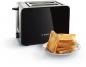 Preview: Bosch TAT7203 Kompakt Toaster, Brötchenaufsatz, Auftaufunktion, automatische Abschaltung, automatische Brotzentrierung, edelstahl/schwarz