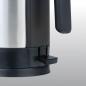 Preview: Cloer 4890 Single Wasserkocher, 2200W, 1,2l, Kontrolllampe, automatisches Abschalten, schwarz/edelstahl