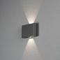 Preview: Konstsmide Chieri LED-Wandleuchte, 230V, 2x6W, 3000K, anthrazit grau (7854-370)