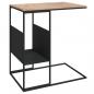 Preview: Beistelltisch Schwarz 55x36x59,5 cm Holzwerkstoff